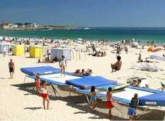 la Grande Plage de Quiberon Morbihan Bretagne Sud