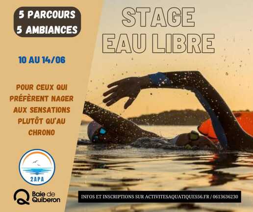 Stage en eau libre de Saint-Goustan au Bono